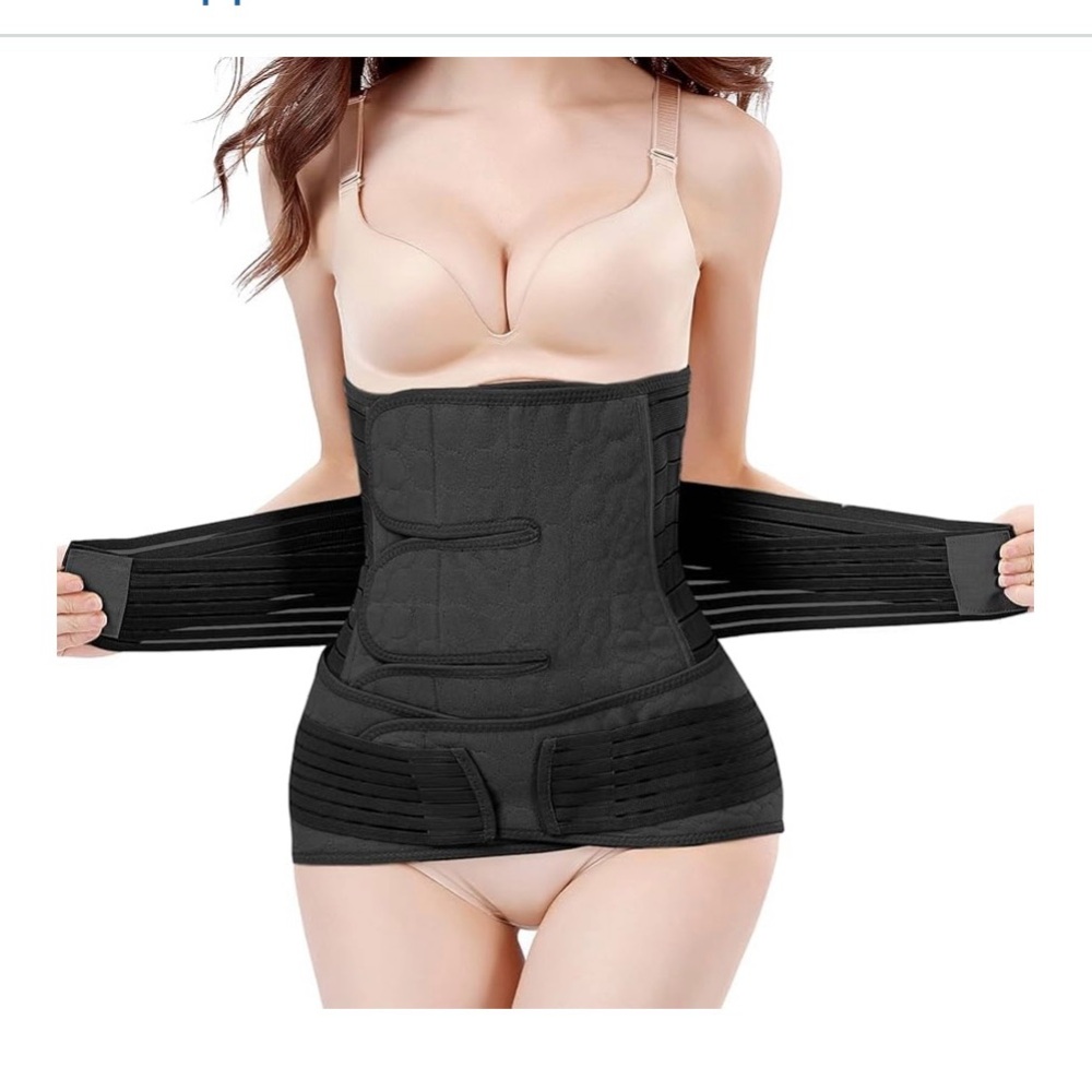 Black Waist Trainer Corset for Women